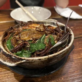 Three cup squid