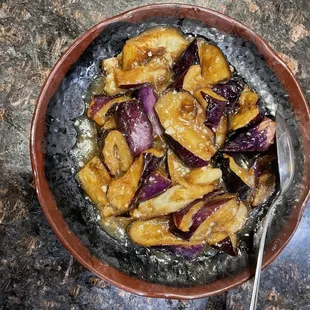 Eggplant/garlic