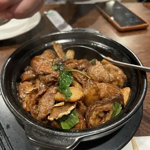 04-03-2024 Three Cup Pork Intestine