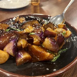 Stir Fried Eggplant