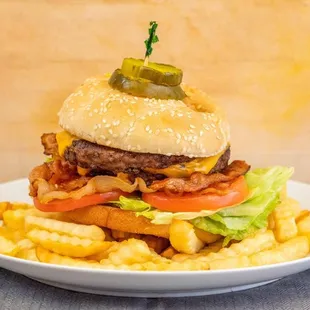 Double Cheeseburger Combo $10.49 Fries + Drink