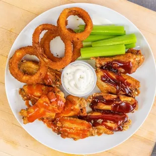 Buffalo Wings (5pc) $4.99 (10pc) $8.49 (20pc) $15.49 choose your own flavors!