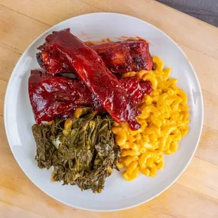 Rib Dinner (3pc) 10.49 (5pc) $13.49 Sweet tender ribs + 2 sides