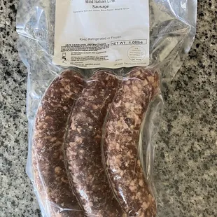 Fresh italian sausage my son and i are brainstorming what to do with this!!