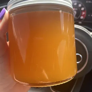 This is Thilck!! Like thilck caramel my god when i dipped the spoon in Love happened Lol! Their own raw honey it&apos;s now my crack ;)