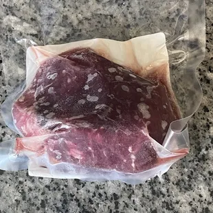 Beautiful dry aged grass fed &amp; finished filet i&apos;m excited to make these!!!!