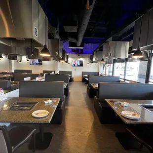 the interior of a restaurant