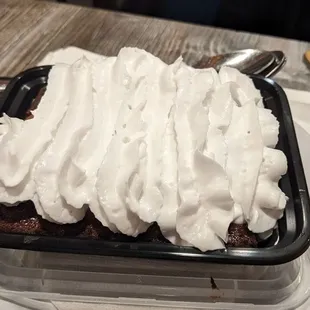 Triple layer brownie