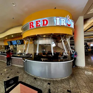 the interior of the restaurant