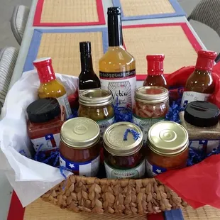 Gift Baskets!   https://redkitchenfoods.com/product-category/texas-gourmet-productsgift-packages/