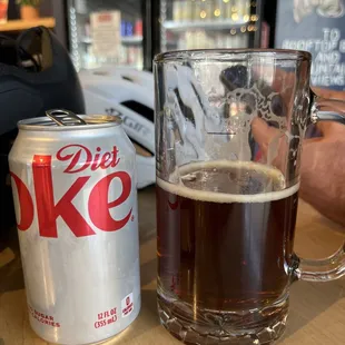 Beer and Diet Soda