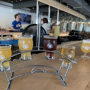 Try a flight!  That Amber is a 2020 GABF Gold winner!!