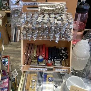 Seals and melting wax (but no initial seals)