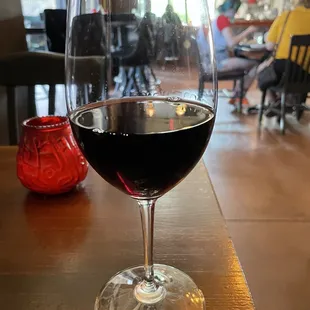 Mmm, red wine!