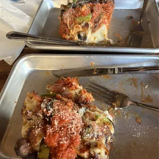 The Joe Louis pizza. It was so big we ate half and took the other half back to our AirBnB.