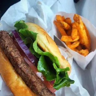 Our Red Line Burger and Iconic Seasoned Fries
Photo credit: Alisa Elaine Garza