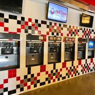 Frozen yogurt area