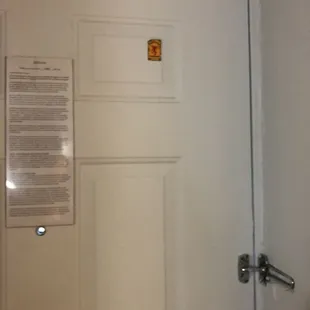 Another whisky sticker from prior guest.