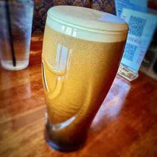 Guinness with the perfect head on it.