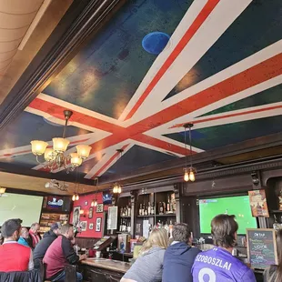 people sitting at the bar