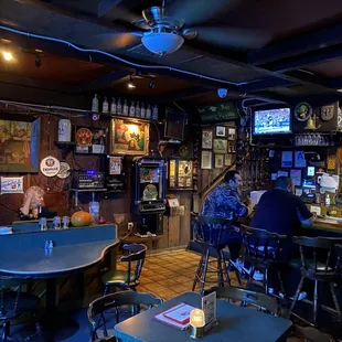 people sitting at the bar