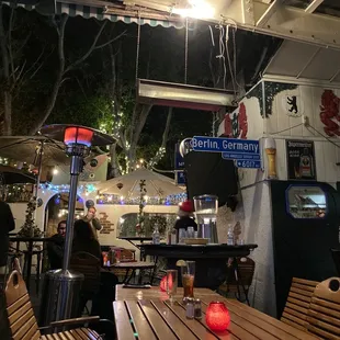 2nd floor/ roof top seating of the place is much spacious than the 1st floor is you don't want to be cramped up.