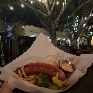 Curry Wurst and French Fries