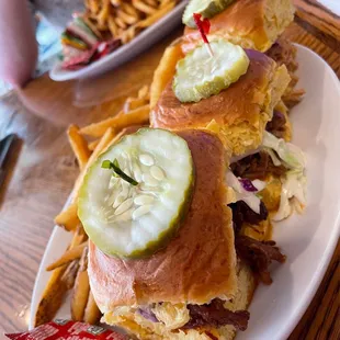 BBQ Sliders - need to ask for BBQ sauce