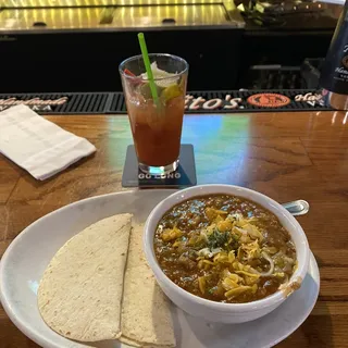 Award-winning Red Lion Green Chili