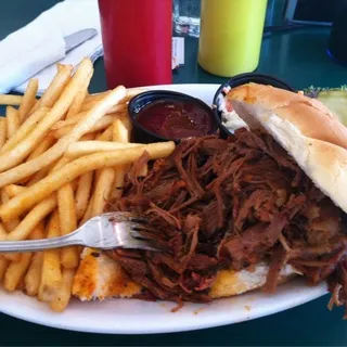 Chopped Brisket Sandwich