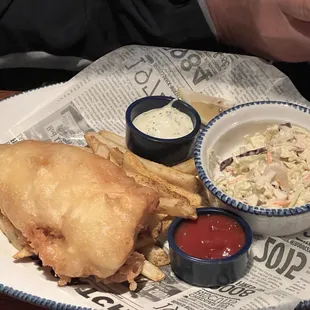 Fish &amp; Chips - Friday. Really good!!