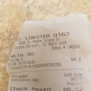 Receipt