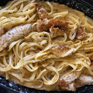 Cajun Chicken Linguini Alfredo