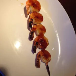 Teriyaki grilled shrimp