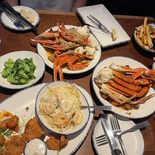 What a excellent seafood feast!