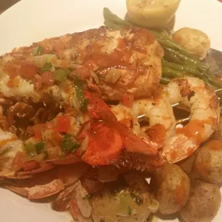 Grilled Lobster, Shrimp & Salmon*
