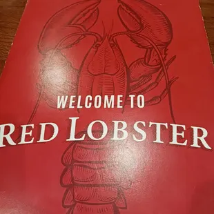 Red Lobster Menu in Southaven, MS.