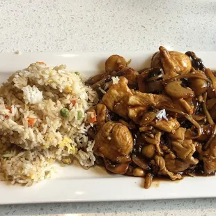 a plate of food