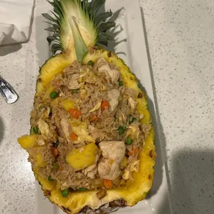Fresh Pineapple Fried Rice