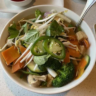 Pho Dau Hu Rau Cai