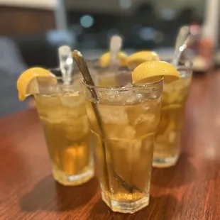 Pandan iced tea