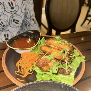 Crispy Garlic Chicken Wings