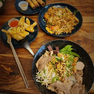 Thai Boat Noodle before broth.