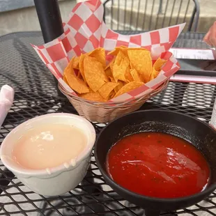 Chips, Salsa, Queso