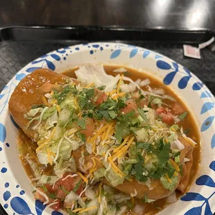 Wednesday chimichanga special.