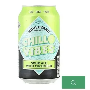 a can of chili vibes sour ale with cucumber