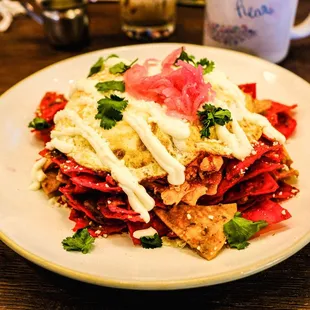 Chilaquiles. The best chilaquiles around.