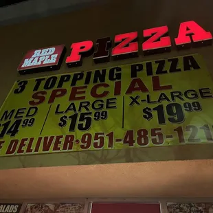 3 Topping pizza deal. 12/31/2023