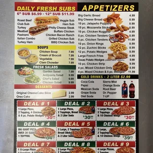 soups and chowder, menu