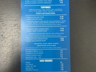 Little Bambinos Pizza